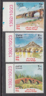 2014 Iran Bridges Complete Set Of 3 MNH - Iran