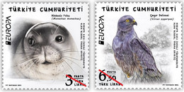 Turkey, Türkei - 2021 - Europa Cept * National Wildlife ** MNH - Unused Stamps
