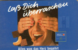Bahlsen TK K 267/1991 ** 50€ Laß Dich überraschen Waffeln Salzgebäck Kekse Mini-Kuchen TC Selection Telecard Of Germany - K-Series: Kundenserie