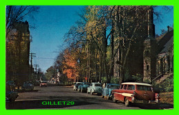 MONCTON, NEW BRUNSWICK - THE CORNER CHURCHES - ANIMATED WITH OLD CARS - PUB. BY LEWIS & NUGENT LTD - - Other & Unclassified