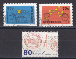 Pays Bas - 1990 - 1999  ( Béatrix )   Y&T  N °  1525  1526  1632   Oblitéré - Used Stamps