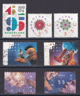 Pays Bas - 1990 - 1999  ( Béatrix )   Y&T  N °  1542  1543  1544  1552  1553  1563  1564   Oblitéré - Used Stamps