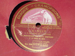 DISQUE 78 TOURS  CHANTEUR CROIX DE BOIS - 78 T - Disques Pour Gramophone
