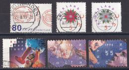 Pays Bas - 1990 - 1999  ( Béatrix )   Y&T  N °  1542  1543  1553  1563  1564  1632    Oblitéré - Used Stamps