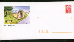 AC14-6 France PAP Timbre N° 4230  Visuel Champlay - PAP : Bijwerking /Beaujard