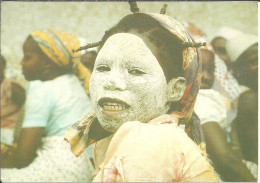 Maputo (Mozambico, Mocambique) Mulher Macua, Typical Macua Woman, Costume, Folclore, Affrancatura Meccanica Rossa - Mozambique