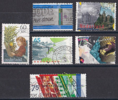 Pays Bas - 1990 - 1999  ( Béatrix )   Mi  N °  1173  1275  1276  1305  1312  1257     Oblitéré - Used Stamps