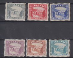 Iceland 1931 - Michel 150-154 MH * 155 MNH ** - Unused Stamps