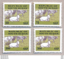 SOUTH SUDAN Proof Unissued Issue 2019 Overprint Cattle SOUDAN Du Sud Südsudan - Südsudan