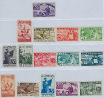 Luxembourg - Luxemburg - Série Timbres - Intellectuiels  1935   MNH** - Used Stamps