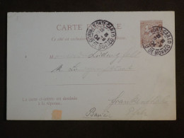 AL0 MONTE CARLO  BELLE CARTE DOUBLE   1904 A FRANKFORT  ALLEMAGNE   +AFF. PLAISANT++ + - Postal Stationery