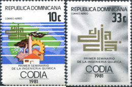 308208 MNH DOMINICANA 1981 PRIMER SEMINARIO DE LA INGENIERIA QUIMICA - Dominicaine (République)