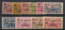 WALLIS ET FUTUNA - 1924-27 - N°YT. 30 à 39 - Série Complète - Neuf * / MH VF - Neufs