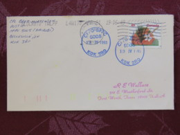 Canada 1993 Cover From Troops (Nairobi) In United Nations Mission In Somalia (CFPO-BPFO) To Forth Worth - Apple Tree Fru - Storia Postale