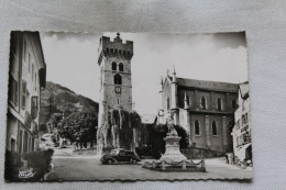 Cpsm, Saint Jeoire En Faucigny, La Place, Haute Savoie 74 - Saint-Jeoire