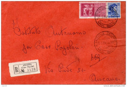 1964  LETTERA CON ANNULLO  ANCONA - Express/pneumatic Mail