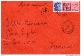 1962  LETTERA CON ANNULLO   ANCONA - Express/pneumatic Mail