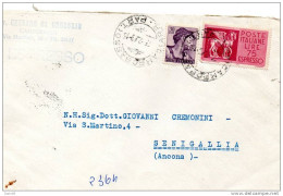 1963  LETTERA CON ANNULLO  CAMPOBASSO - Correo Urgente/neumático