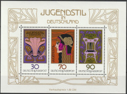 BRD 1977 // Block 14 ** Jugendstil - 1959-1980