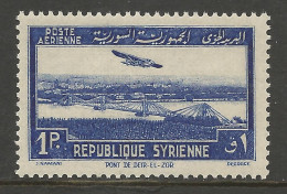 SYRIE PA N° 89 NEUF** LUXE SANS CHARNIERE NI TRACE / Hingeless / MNH - Aéreo