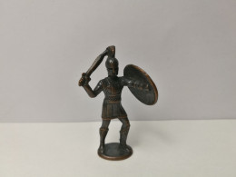 Kinder :  Griechische Krieger - Spartaner - 1977-80 - Hoplit  -  Brüniert - Ohne Kennung  - 40mm - 4 - Figurine In Metallo