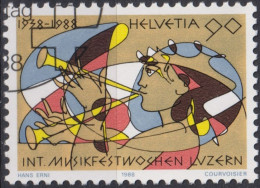 1988 Schweiz ° Zum: CH 762, Mi: CH 1368, 50 Jahre Musikfestwochen Luzern - Usati