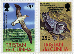 42762 MNH TRISTAN DA CUNHA 1982 PRIMERA PARTICIPACION EN LOS 12 JUEGOS DE LA COMMONWEALTH - Tristan Da Cunha