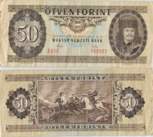 Hungary 50 Forint 1983 P-170f  Banknote Europe Currency Hongrie Ungarn #5203 - Ungarn