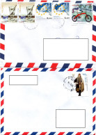 Greece 2021, 2 Envelopes - Storia Postale