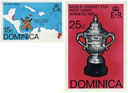 48625 MNH DOMINICA 1976 COPA DEL MUNDO DE CRICKET - Dominique (...-1978)