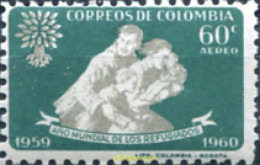 302702 MNH COLOMBIA 1960 AÑO MUNDIAL DE LOS REFUJIADOS - Colombie
