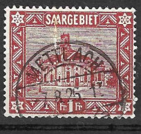 SARRE - 1922 - FABBRICA CERAMICA - 1 FR. - USATO (YVERT 97 - MICHEL94) - Gebraucht