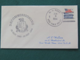 USA 1992 Cover From Ship USS Dale In Mission In Desert Storm To Texas - Flag - Lettres & Documents