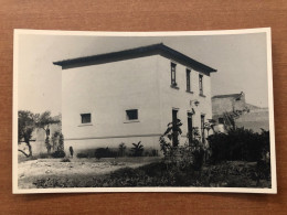 COSTRUZIONE FABBRICATO RURALE AGRO DI SOMMATINO ( CALTANISSETTA ) CARTOLINA FOTOGRAFICA - Caltanissetta