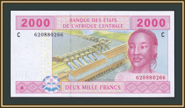 Central Africa (C - Chad) 2000 Francs 2002 (2021) P-608 Ce UNC - Central African Republic