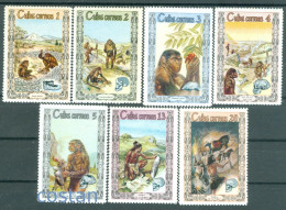 1967 Anthropology,H.habilis,Australopithecus,Neanderthal,Cro-Magnon,CUBA,1280,MNH - Natuur