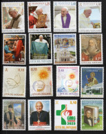 2023 - VATICANO - A1C - ANNATA - 24 VALORI - 6 BF - 1 LIBRETTO - INVIO GRATUITO - Unused Stamps