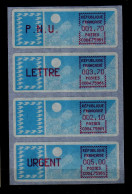 France -  1985 - Timbres De Distributeurs - Neufs** - Autocollant - 1985 « Carrier » Papier