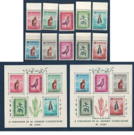 Afghanistan, N° Yv  Yv 617 à 626 + BF 22,23, Mi 623A à 632A + BL 22A, 23A, **, - Afghanistan