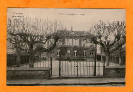 OURVILLE - L'Ecole - 1913 - - Ourville En Caux