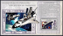 Congo Conquête De L'Espace Cosmos Fiche MNH (3) - Andere & Zonder Classificatie