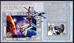 Congo Conquête De L'Espace Cosmos Fiche MNH (2) - Other & Unclassified