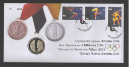 België: Numisletters 3303/05 Sport. Olympische Spelen. - Numisletter