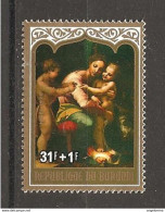 BURUNDI - 1976 GIULIO ROMANO Madonna Con Bambino E S.Giovannino (Galleria Borghese, Roma) Nuovo** MNH - Madonna