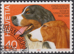 1983 Schweiz ° Zum: CH 702, Mi: CH 1257,  Kynologische Gesellschaft, Hunde - Usati