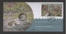 België: Numisletters 3312/13 Natuur: Week Van Het Bos. - Numisletter