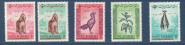 Afghanistan, N° Yv  Yv 617 à 621, Mi 623A à 627A, **, - Afghanistan