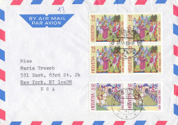 Luftpost-Brief In Die USA (AD0605) - Storia Postale