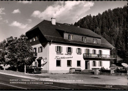 ! 1963 S/w Fotokarte, Gasthof + Pension Trattlerwirt, Kleinkirchheim, Auto, Österreich - Other & Unclassified