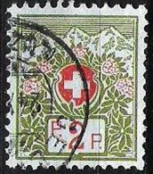 Schweiz Suisse 1911: Portofreiheit Zu 2 B (ohne Nummer) Mit O GELFINGEN 24.XII.17 (Zu CHF 32.00) - Vrijstelling Van Portkosten